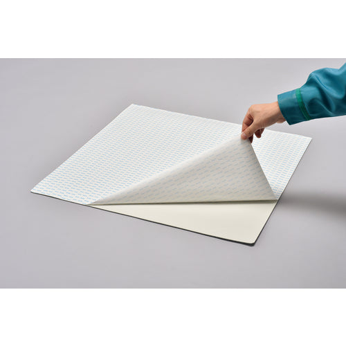 緑十字　路面用標識　一方通行↑　路面−３０　９００×６００ｍｍ　軟質エンビ　裏面糊付　101030　1 枚