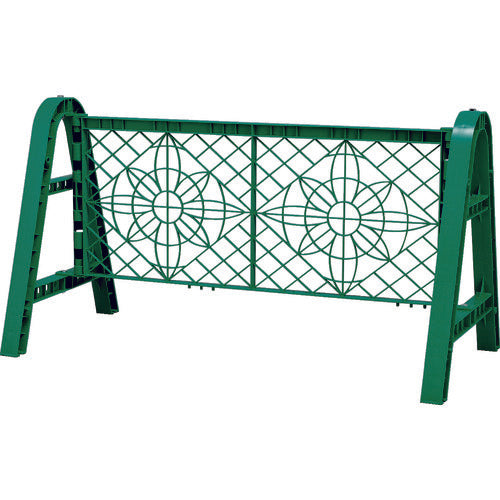 녹색십자 바리케이드 울타리 BF-A 높이 750×폭 1340mm 깊이 645mm 다리부 접이식 132100 1대
