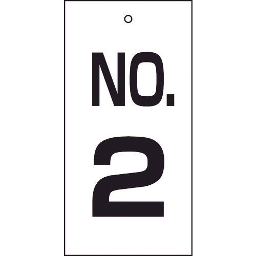 Green Cross Valve Display Tag No. 2 Special 16-2 100 x 50 mm Double-sided display PVC 167002 1 sheet