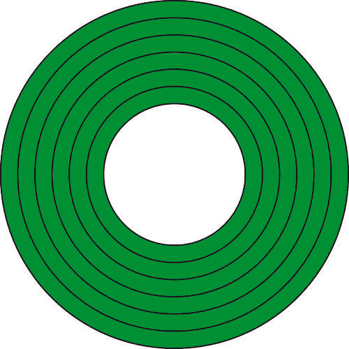 Green Cross Marking Sticker (Gauge Marker Sticker) Green Marking-100G Inner Diameter 40-90mmΦ 10 Sheets PET 208501 1 Set