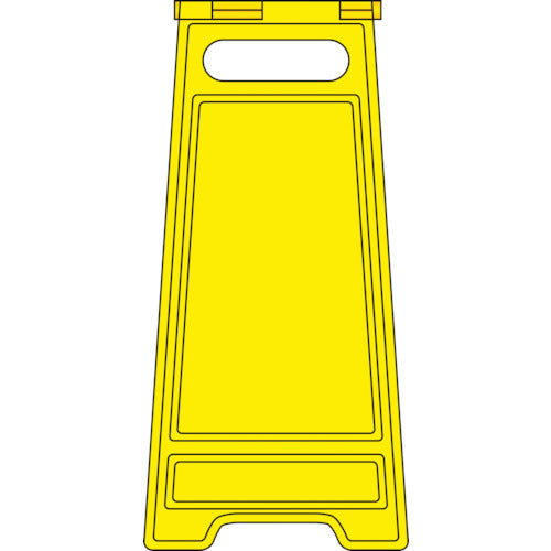 Green Cross Floor Sign Stand Plain Type Floor Sign-200 600 x 280 mm Double-sided display 337200 1 unit