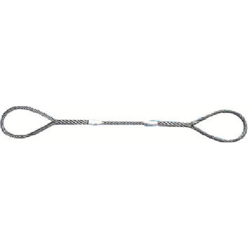 ニッコウ　【売切り廃番】Ｗスリング（裸）　全長６．０ｍ　スリング径６ｍｍ　W6-6H　1 本