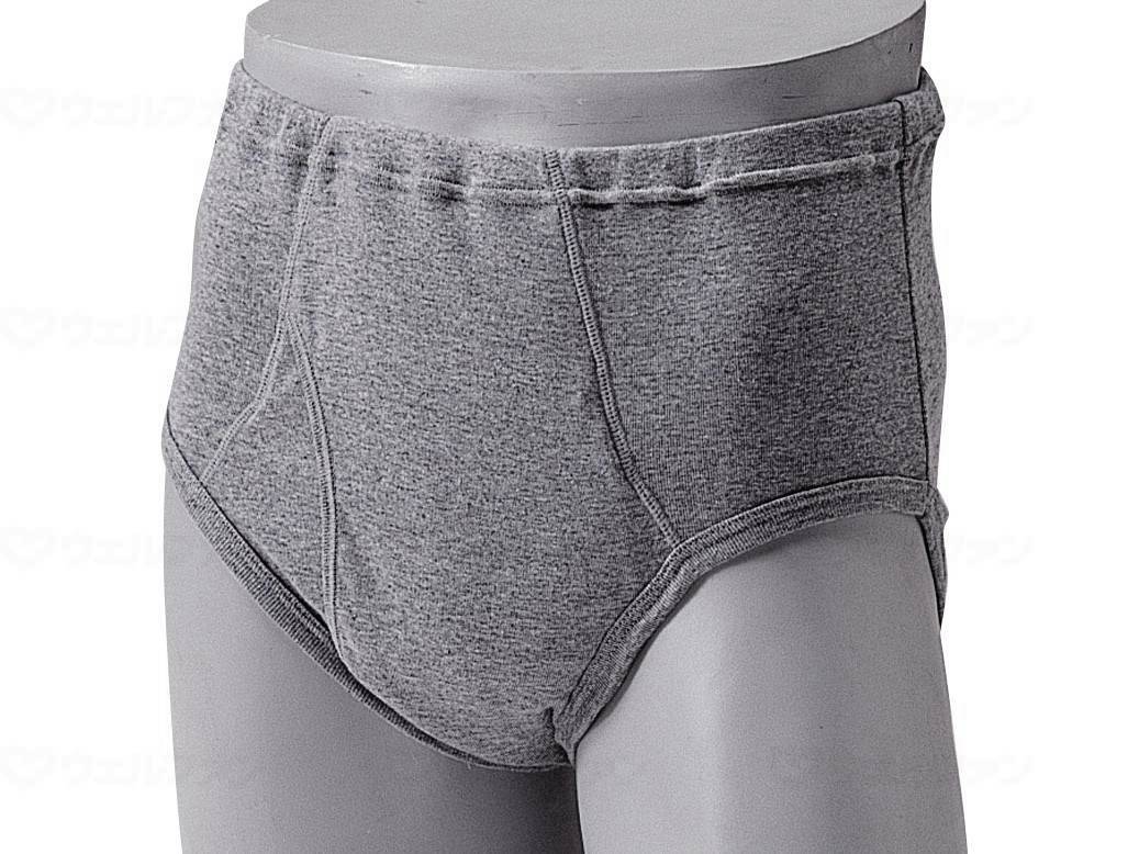 ニシキ安心パンツ（ブリーフ）紳士用 ｸﾞﾚｰ M