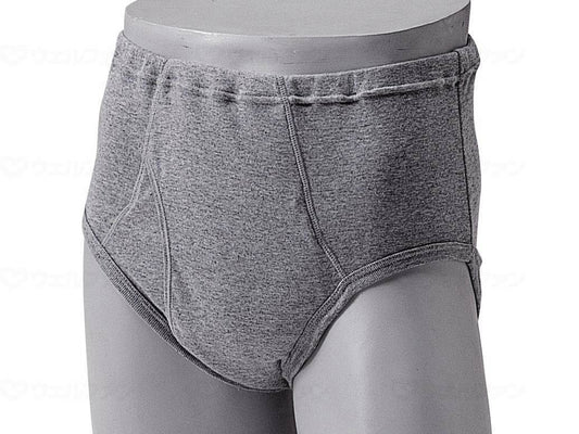 ニシキ安心パンツ（ブリーフ）紳士用 ｸﾞﾚｰ M