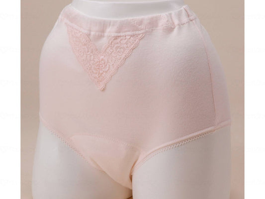 가와모토 산업 안심 허리 고무 반바지 50 소프트 핑크 S