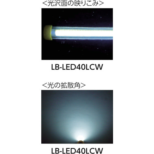 ｓａｇａ　４ＷＬＥＤコードレスライトセット（防雨・耐薬外筒仕様）　LB-LED40LCW　1 台