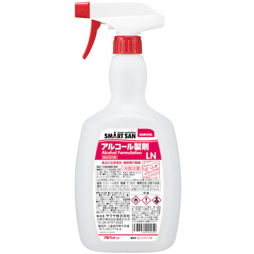 サラヤ　【※軽税】ＳＭＡＲＴ　ＳＡＮアルペットＬＮ　１Ｌ　Ｓ付　40025　1 個