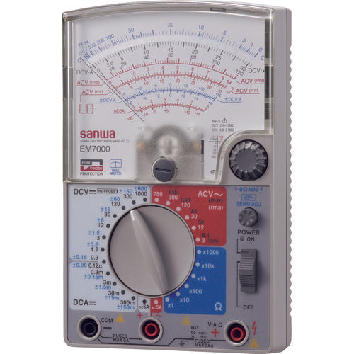 SANWA Analog Multi-Tester High Sensitivity Type EM7000 1 unit