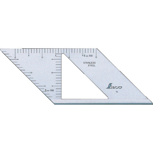 Shinwa stop ruler with right angle 62110 1 piece