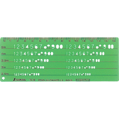 シンワ　テンプレートＴＥ−９　66016　1 枚