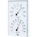 Shinwa Thermo-hygrometer W-1 Square White 70510 1 unit