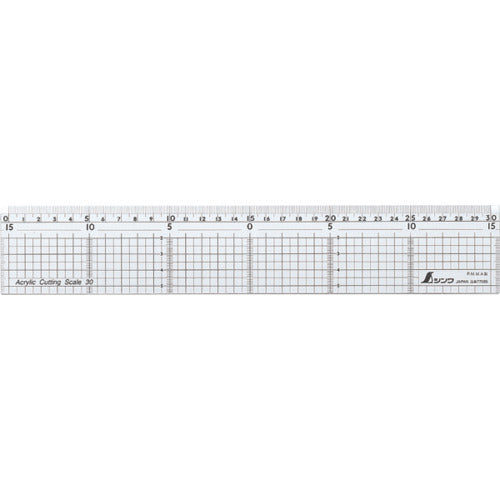 신와 아크릴 커팅 스케일 30cm 77085 1 개
