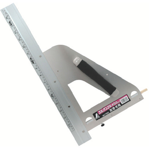 シンワ　丸ノコガイド定規　エルアングル４５０ｍｍ　取手付　左きき用　77803　1 本