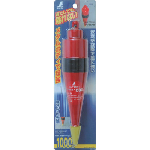 Shinwa Plumb Suipita with Static Mechanism 1000g 77991 1 pc