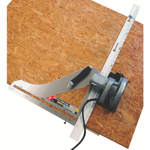Shinwa circular saw guide ruler L-angle 1000mm with horizontal scale 78570 1 piece