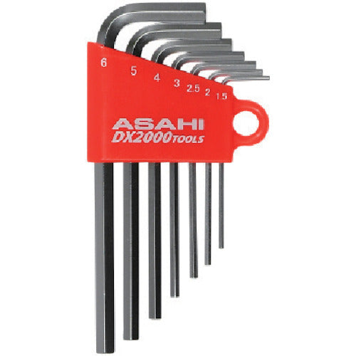 ＡＳＨ　メッキ六角棒レンチセット７本組　AXS-0710　1 Ｓ