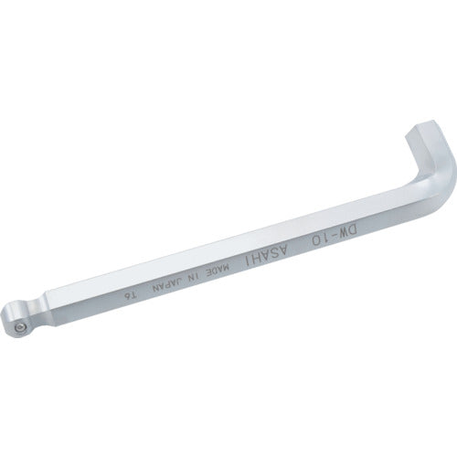 ASH 쇼트볼 닥스키 육각봉 렌치 10mm DW1000 1개