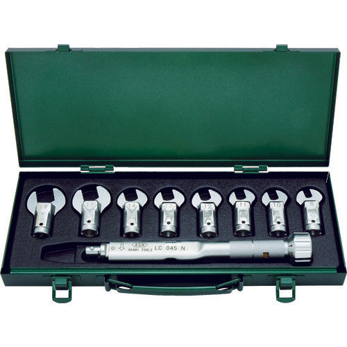 ASH 토크 렌치 스패너 헤드셋 LC045N+8-19mm LCS2000 1 S