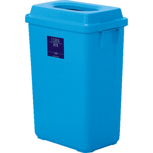 Teramoto Trash Can Shan 475 Eco Light Blue DS-218-347-5 1 pc