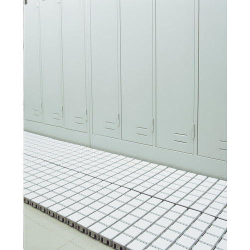 Teramoto Slatted Floor Mat for Bare Feet, Gray, MR-063-176-7, 1 Piece