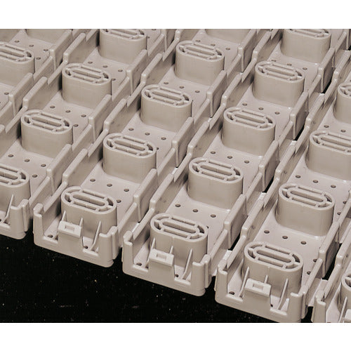 Teramoto Slatted Floor Mat for Bare Feet, Gray, MR-063-176-7, 1 Piece