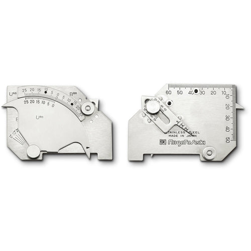 SK Welding Gauge (Undercut/Bevel Angle/Difference/Leg Length/Fill Thickness) WGU-7M 1 pc