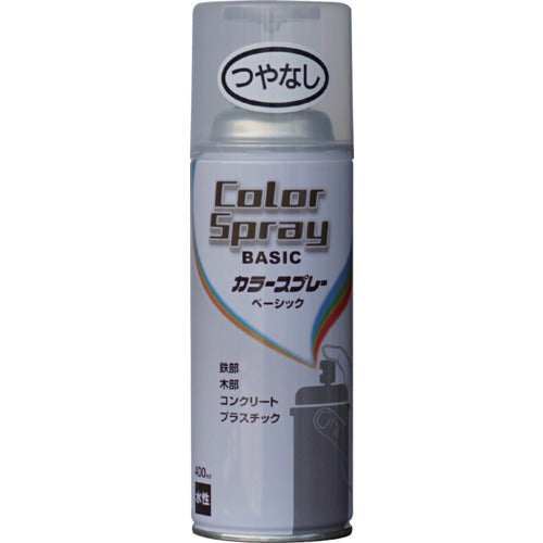 ニッぺ　水性カラースプレー　ベーシック　４００ｍｌ　つやなしクリヤー　ＨＫＵ００２　4976124266010　1 本