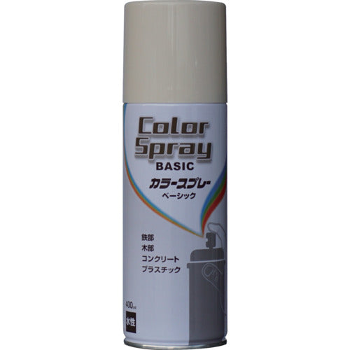 ニッぺ　水性カラースプレー　ベーシック　４００ｍｌ　クリーム　ＨＫＵ００７　4976124266065　1 本