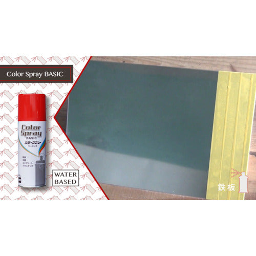 ニッぺ　水性カラースプレー　ベーシック　４００ｍｌ　ブルー　ＨＫＵ０２１　4976124266201　1 本