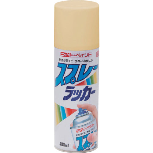 ニッぺ　スプレーラッカー　４００ｍｌ　クリーム　ＨＰＳ０ＴＡ　4976124252204　1 本