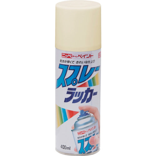 ニッぺ　スプレーラッカー　４００ｍｌ　アイボリー　ＨＰＳ０ＴＣ　4976124252303　1 本