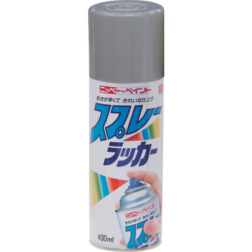 ニッぺ　スプレーラッカー　４００ｍｌ　銀色（シルバー）　ＨＰＳ０Ｚ０　4976124252907　1 本