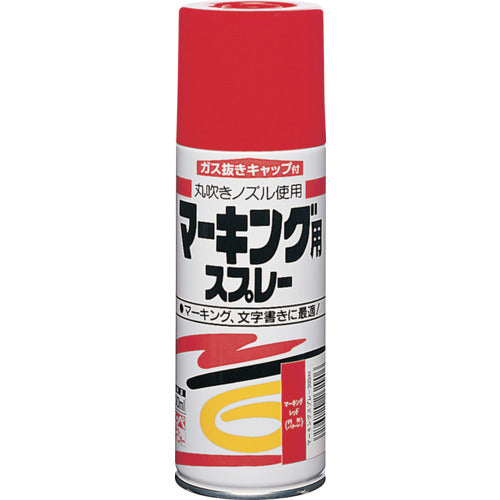 ニッぺ　マーキングスプレー　３００ｍｌ　マーキングレッド　ＨＲＤ０２２−３００　4976124262906　1 本