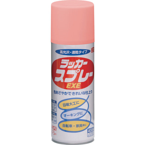 ニッぺ　ラッカースプレーＥＸＥ　４００ｍｌ　ピンク　ＨＳＷ００６−４００　4976124264641　1 本