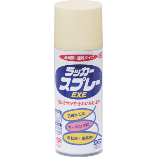 ニッぺ　ラッカースプレーＥＸＥ　３００ｍｌ　アイボリー　ＨＳＷ０１６−３００　4976124265631　1 本