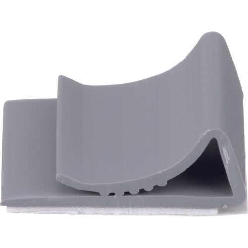 ＰＡＮＤＵＩＴ　フラットケーブル固定具　ゴム系粘着テープ付き　グレー（１００個）　FCC-A-C8　1 袋