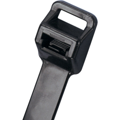 PANDUIT Release Ties, Removable Nylon Cable Ties, Weather Resistant Polypropylene Black, 100 Pieces, PRT8EH-C100, 1 Bag