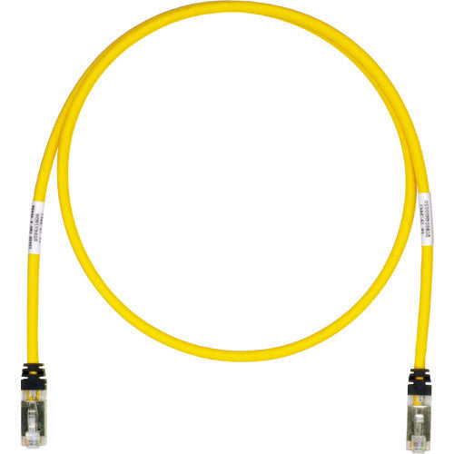ＰＡＮＤＵＩＴ　ＣＡＴ６Ａ／ＣＡＴ６　シールドパッチコード　１０ｍ　黄　ＳＴＰ６Ｘ１０ＭＹＬ　STP6X10MYL　1 本