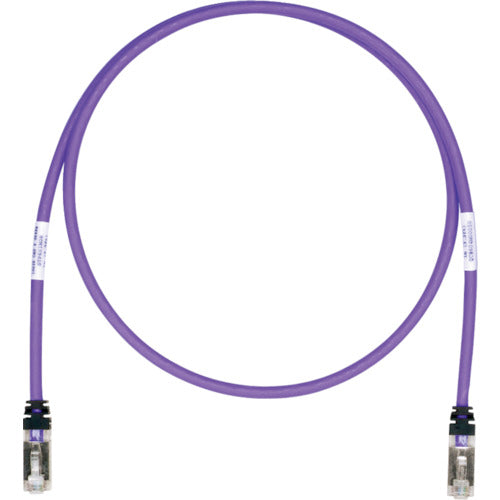 ＰＡＮＤＵＩＴ　ＣＡＴ６Ａ／ＣＡＴ６　シールドパッチコード　１ｍ　紫　ＳＴＰ６Ｘ１ＭＶＬ　STP6X1MVL　1 本