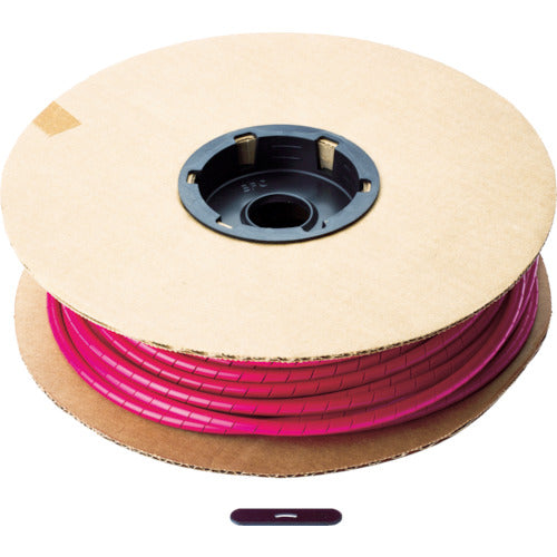 PANDUIT Spiral Wrapping Polyethylene Red T25F-C2 1 Roll
