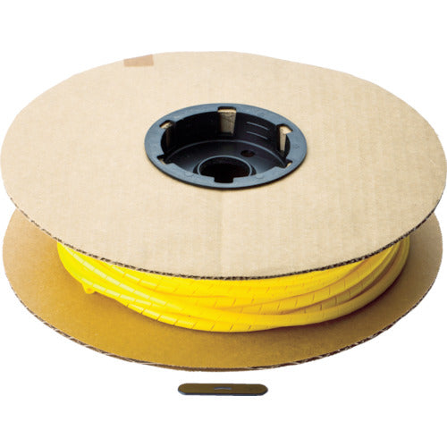 PANDUIT Spiral Wrapping Polyethylene Yellow T25F-C4Y 1 Roll