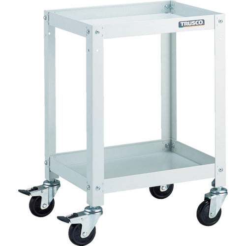 TRUSCO Tool Wagon Rabbit Wagon 400X350 Rubber Wheels White RBW-642 W 1 Unit