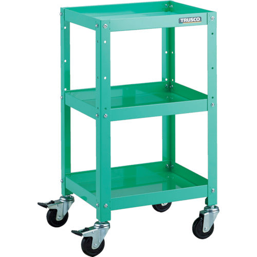 TRUSCO Tool Wagon Rabbit Wagon 400X350 Rubber Wheels Young Green RBW-743 YG 1 Unit
