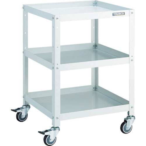 TRUSCO Tool Wagon Rabbit Wagon 500X500 Urethane Wheels White RBW-753U W 1 Unit