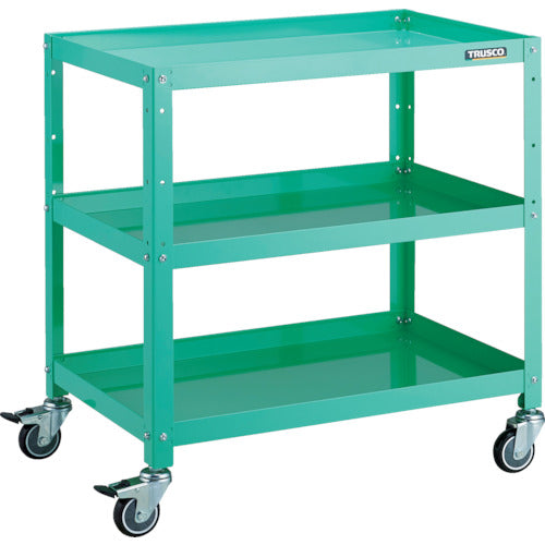 TRUSCO Tool Wagon Rabbit Wagon 700X450 Urethane Wheels Young Green RBW-773U YG 1 Unit
