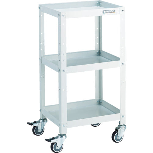 TRUSCO Tool Wagon Rabbit Wagon 400X350 Urethane Wheels White RBW-843U W 1 Unit