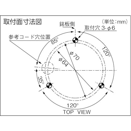 ＮＩＫＫＥＩ　ニコトーチ１２０　ＶＬ１２Ｒ型　ＬＥＤ回転灯　１２０パイ　赤　VL12R-100NR　1 台