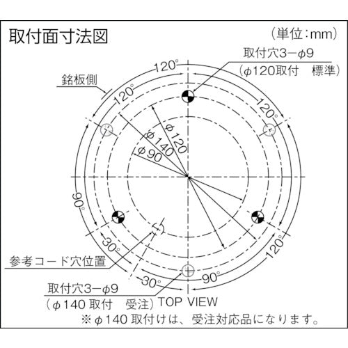 ＮＩＫＫＥＩ　ニコモア　ＶＬ１７Ｒ型　ＬＥＤ回転灯　１７０パイ　赤　VL17M-024AR　1 台