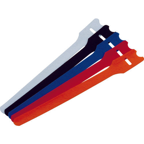 TRUSCO 매직 밴드 초박형 스트랩 20cm 아소트 (5개입) MKSH-2520-S 1봉