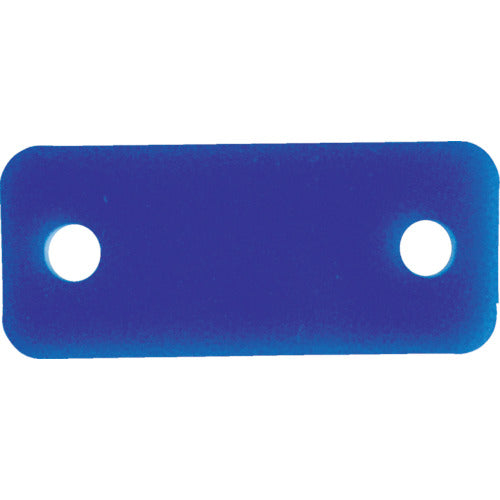 TRUSCO Shoe Name Plates 10 Pieces Blue TSNP-B 1 Bag
